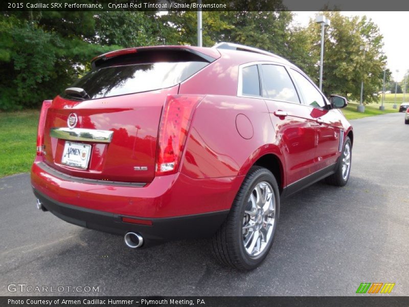 Crystal Red Tintcoat / Shale/Brownstone 2015 Cadillac SRX Performance