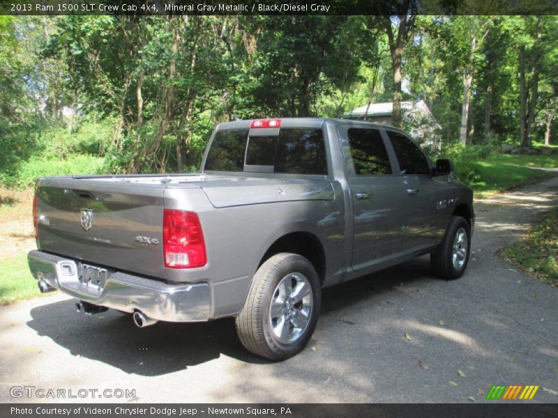 Mineral Gray Metallic / Black/Diesel Gray 2013 Ram 1500 SLT Crew Cab 4x4