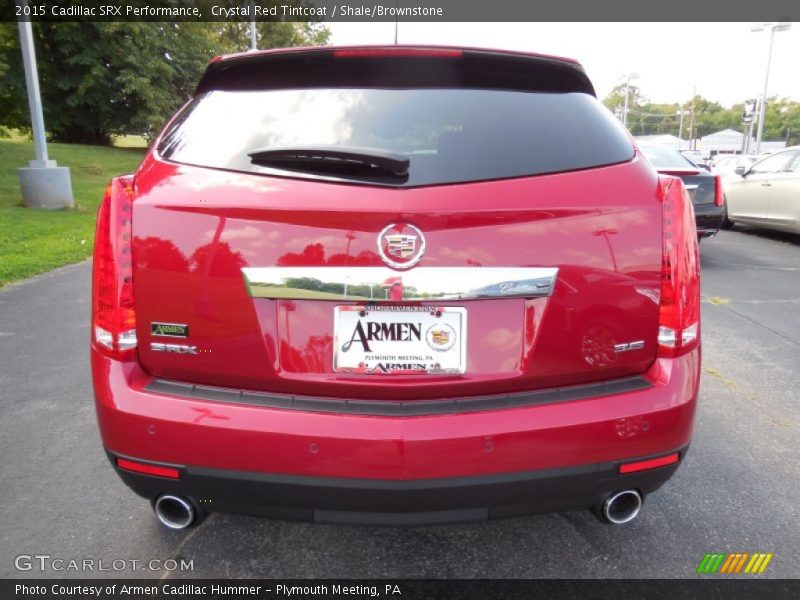 Crystal Red Tintcoat / Shale/Brownstone 2015 Cadillac SRX Performance