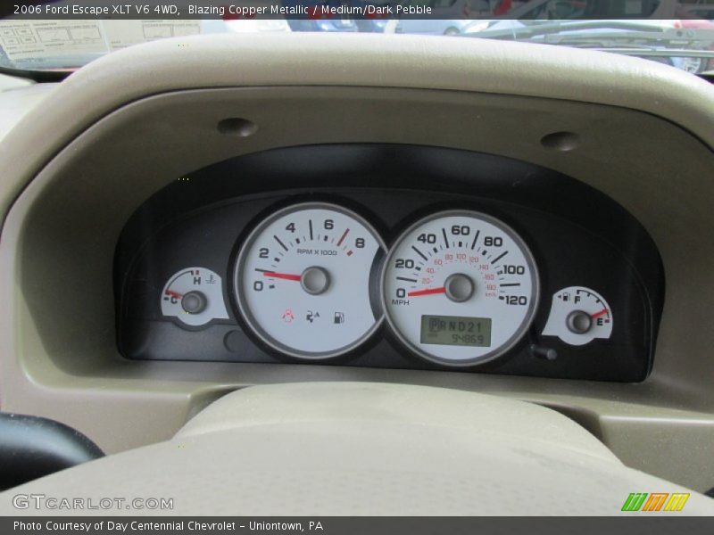 Blazing Copper Metallic / Medium/Dark Pebble 2006 Ford Escape XLT V6 4WD