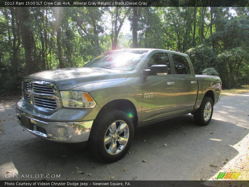Mineral Gray Metallic / Black/Diesel Gray 2013 Ram 1500 SLT Crew Cab 4x4
