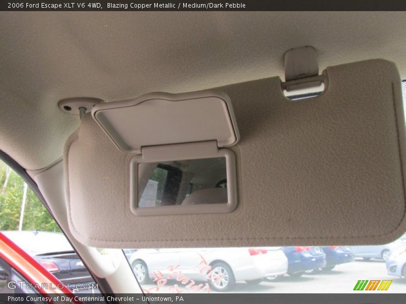 Blazing Copper Metallic / Medium/Dark Pebble 2006 Ford Escape XLT V6 4WD