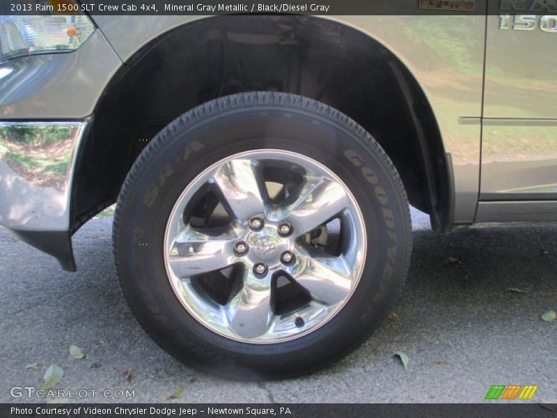 Mineral Gray Metallic / Black/Diesel Gray 2013 Ram 1500 SLT Crew Cab 4x4