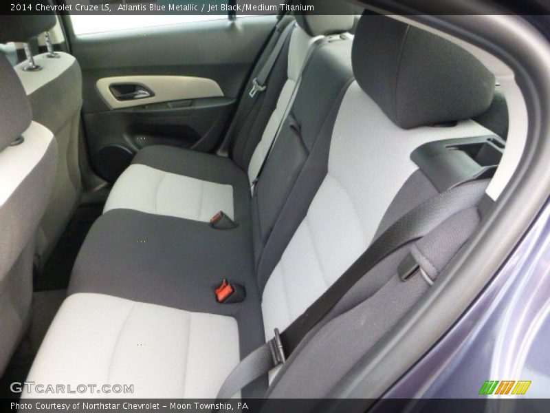 Atlantis Blue Metallic / Jet Black/Medium Titanium 2014 Chevrolet Cruze LS