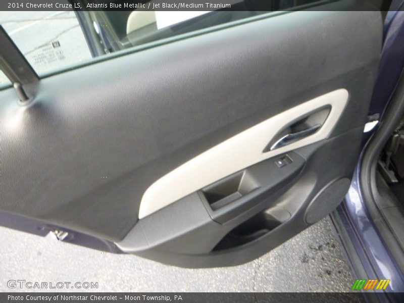 Atlantis Blue Metallic / Jet Black/Medium Titanium 2014 Chevrolet Cruze LS
