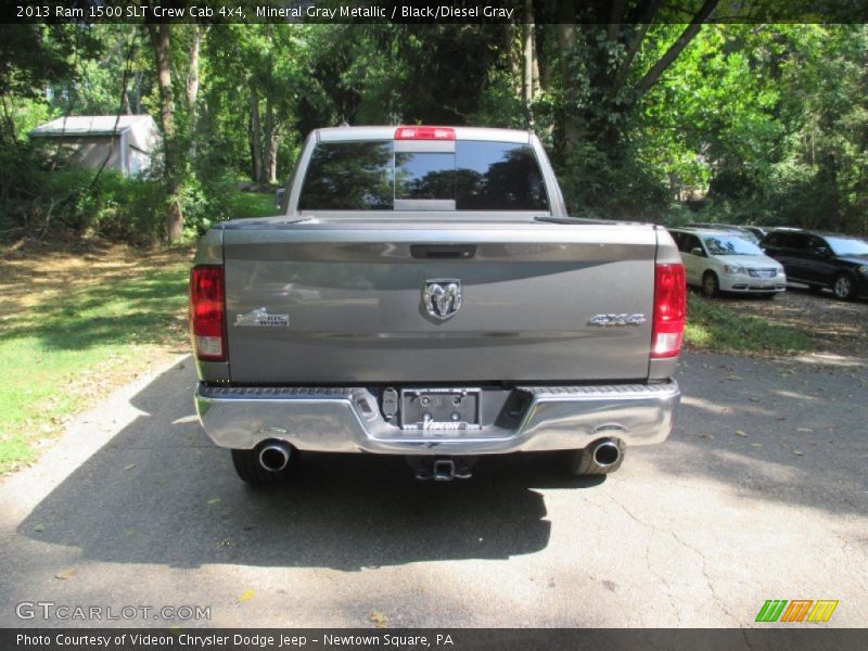 Mineral Gray Metallic / Black/Diesel Gray 2013 Ram 1500 SLT Crew Cab 4x4
