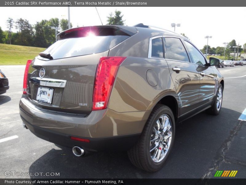 Terra Mocha Metallic / Shale/Brownstone 2015 Cadillac SRX Performance AWD