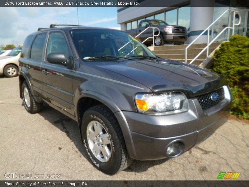 Dark Shadow Grey Metallic / Ebony Black 2006 Ford Escape Limited 4WD