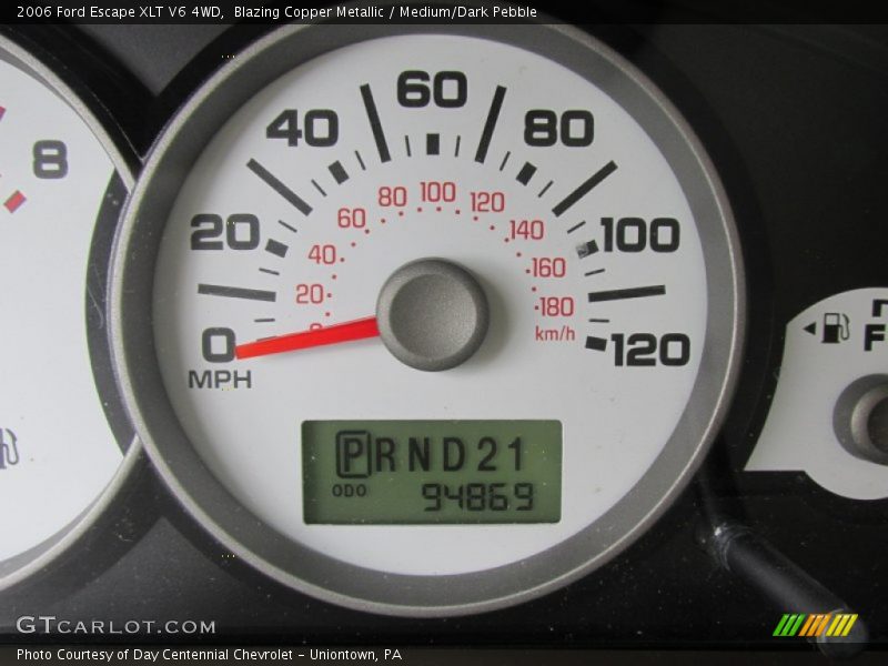 Blazing Copper Metallic / Medium/Dark Pebble 2006 Ford Escape XLT V6 4WD