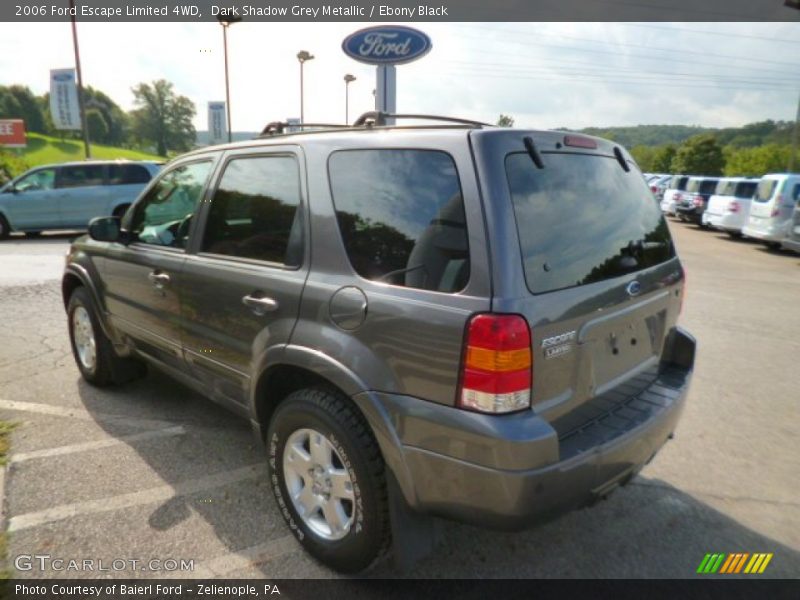 Dark Shadow Grey Metallic / Ebony Black 2006 Ford Escape Limited 4WD