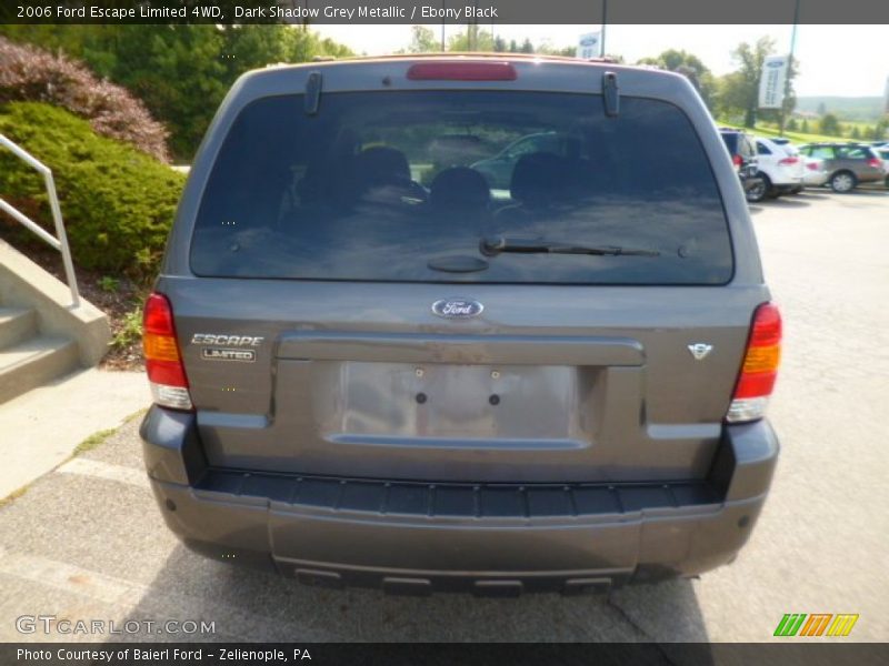 Dark Shadow Grey Metallic / Ebony Black 2006 Ford Escape Limited 4WD
