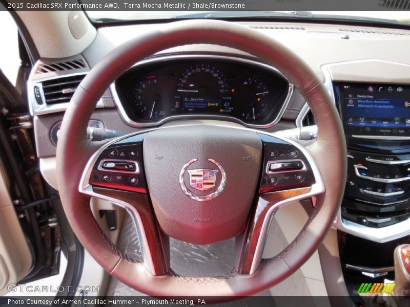 Terra Mocha Metallic / Shale/Brownstone 2015 Cadillac SRX Performance AWD