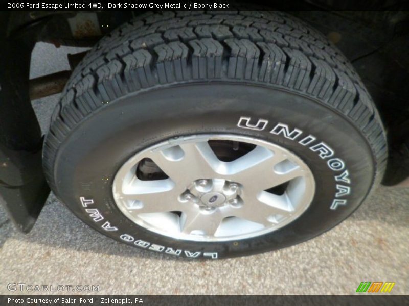 Dark Shadow Grey Metallic / Ebony Black 2006 Ford Escape Limited 4WD