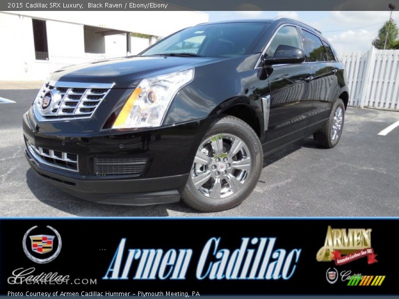 Black Raven / Ebony/Ebony 2015 Cadillac SRX Luxury