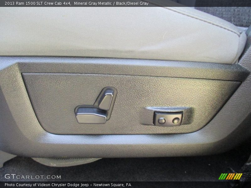 Mineral Gray Metallic / Black/Diesel Gray 2013 Ram 1500 SLT Crew Cab 4x4
