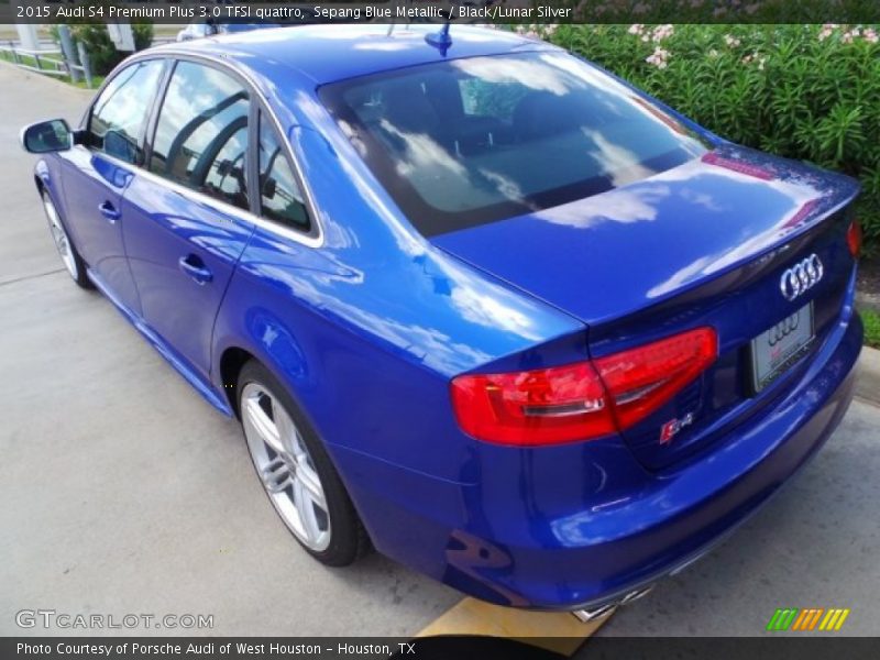 Sepang Blue Metallic / Black/Lunar Silver 2015 Audi S4 Premium Plus 3.0 TFSI quattro