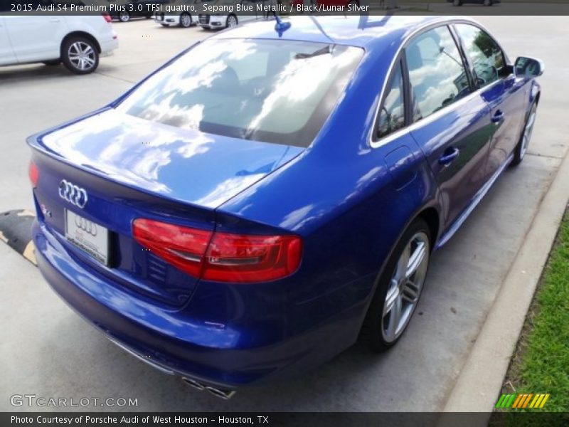 Sepang Blue Metallic / Black/Lunar Silver 2015 Audi S4 Premium Plus 3.0 TFSI quattro