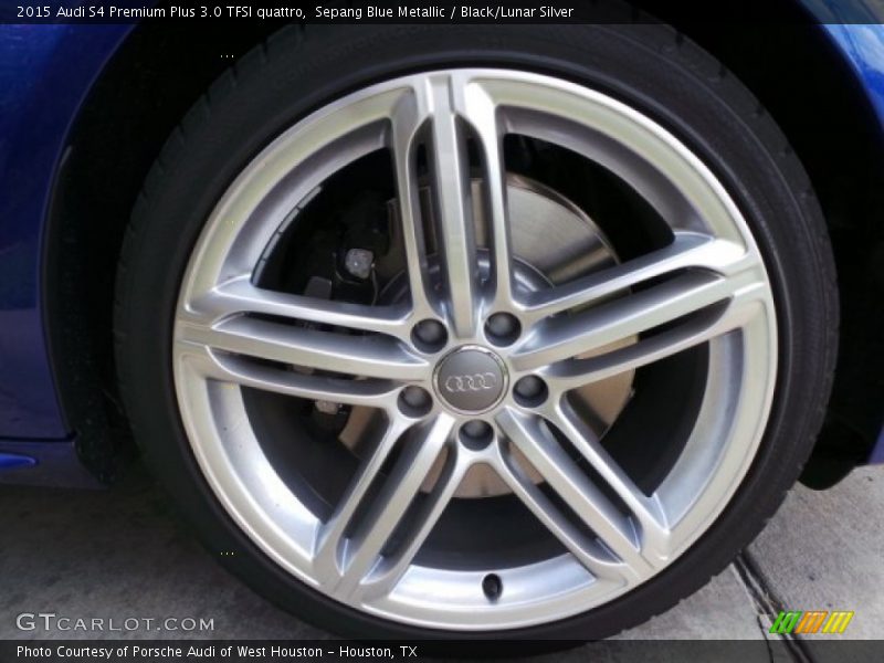 Sepang Blue Metallic / Black/Lunar Silver 2015 Audi S4 Premium Plus 3.0 TFSI quattro
