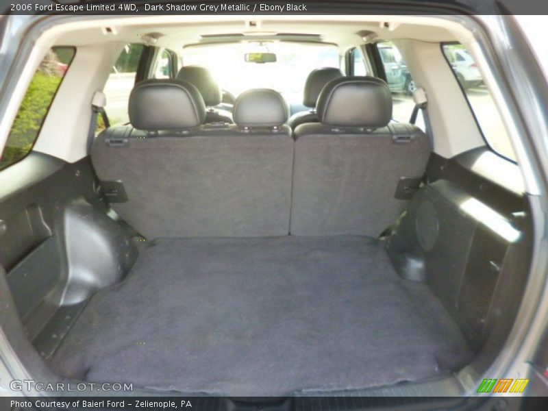 Dark Shadow Grey Metallic / Ebony Black 2006 Ford Escape Limited 4WD