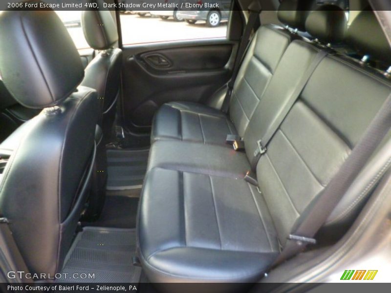 Dark Shadow Grey Metallic / Ebony Black 2006 Ford Escape Limited 4WD