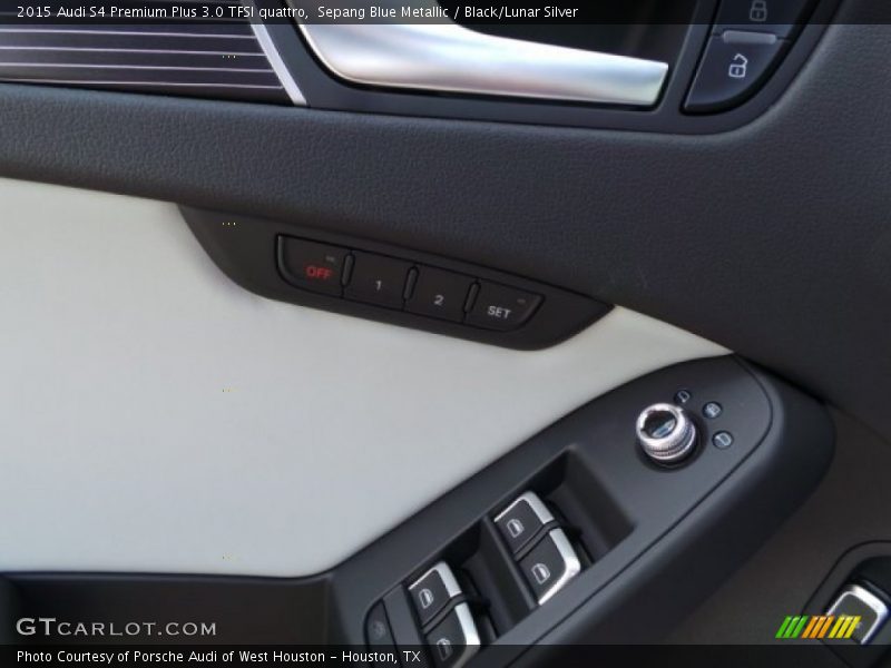 Sepang Blue Metallic / Black/Lunar Silver 2015 Audi S4 Premium Plus 3.0 TFSI quattro