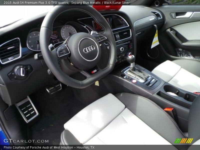 Sepang Blue Metallic / Black/Lunar Silver 2015 Audi S4 Premium Plus 3.0 TFSI quattro