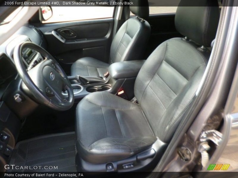 Dark Shadow Grey Metallic / Ebony Black 2006 Ford Escape Limited 4WD