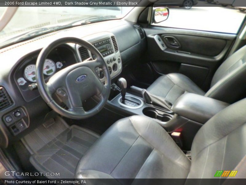 Dark Shadow Grey Metallic / Ebony Black 2006 Ford Escape Limited 4WD