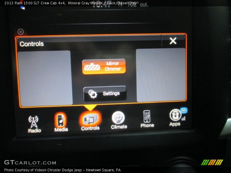 Mineral Gray Metallic / Black/Diesel Gray 2013 Ram 1500 SLT Crew Cab 4x4