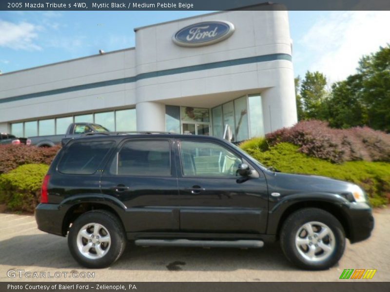 Mystic Black / Medium Pebble Beige 2005 Mazda Tribute s 4WD