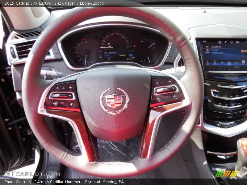 Black Raven / Ebony/Ebony 2015 Cadillac SRX Luxury