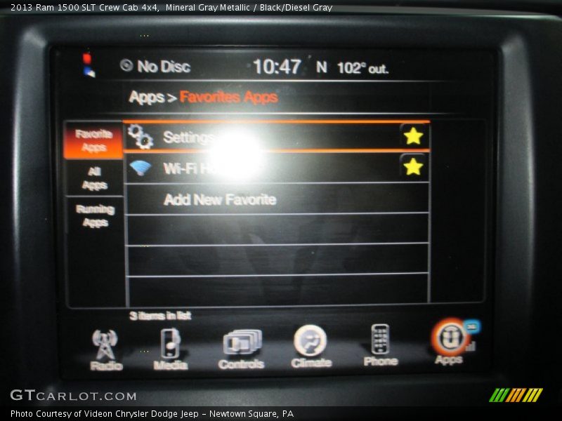 Mineral Gray Metallic / Black/Diesel Gray 2013 Ram 1500 SLT Crew Cab 4x4