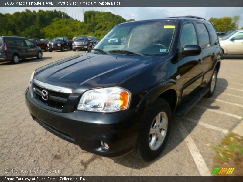 Mystic Black / Medium Pebble Beige 2005 Mazda Tribute s 4WD