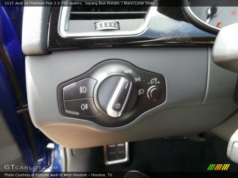 Sepang Blue Metallic / Black/Lunar Silver 2015 Audi S4 Premium Plus 3.0 TFSI quattro