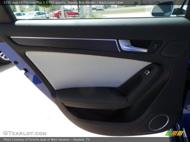 Sepang Blue Metallic / Black/Lunar Silver 2015 Audi S4 Premium Plus 3.0 TFSI quattro