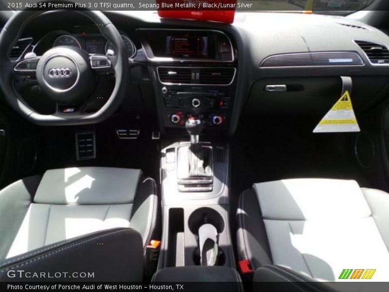 Sepang Blue Metallic / Black/Lunar Silver 2015 Audi S4 Premium Plus 3.0 TFSI quattro