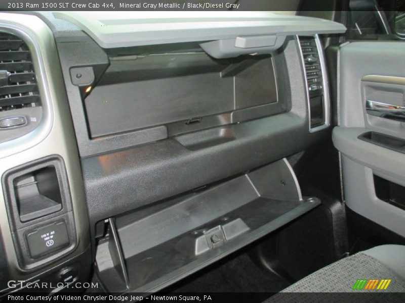 Mineral Gray Metallic / Black/Diesel Gray 2013 Ram 1500 SLT Crew Cab 4x4