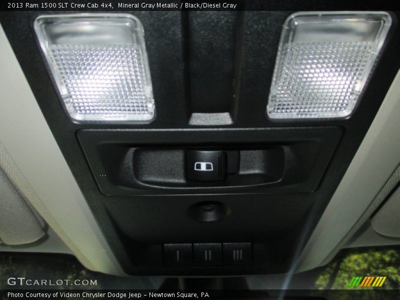 Mineral Gray Metallic / Black/Diesel Gray 2013 Ram 1500 SLT Crew Cab 4x4