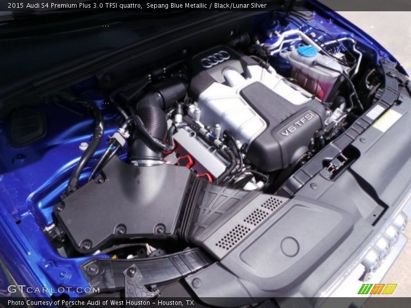 Sepang Blue Metallic / Black/Lunar Silver 2015 Audi S4 Premium Plus 3.0 TFSI quattro