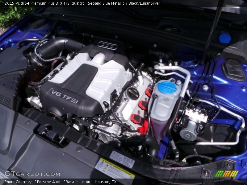 Sepang Blue Metallic / Black/Lunar Silver 2015 Audi S4 Premium Plus 3.0 TFSI quattro