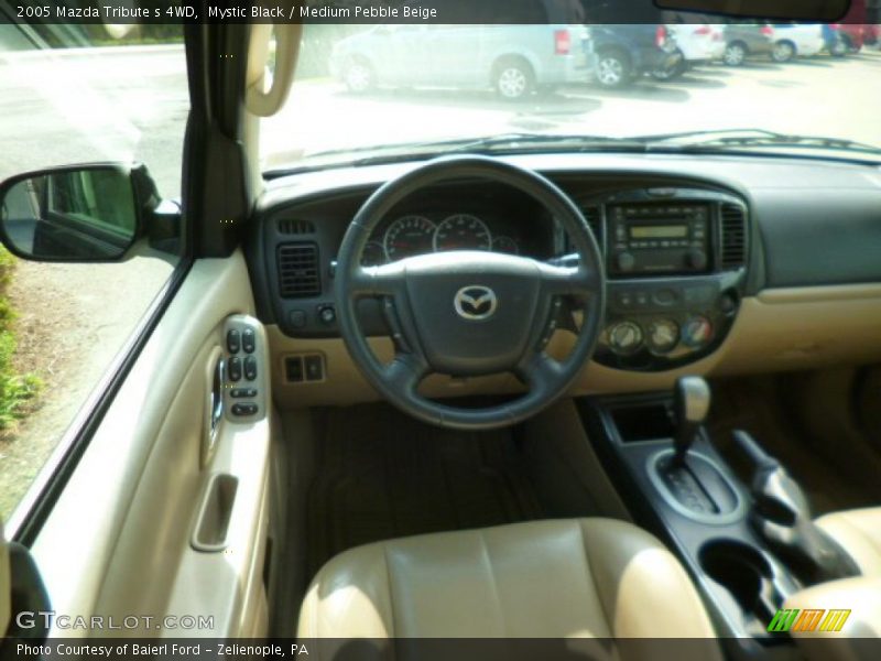 Mystic Black / Medium Pebble Beige 2005 Mazda Tribute s 4WD