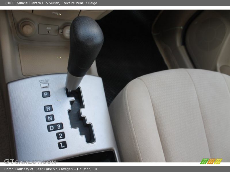 Redfire Pearl / Beige 2007 Hyundai Elantra GLS Sedan