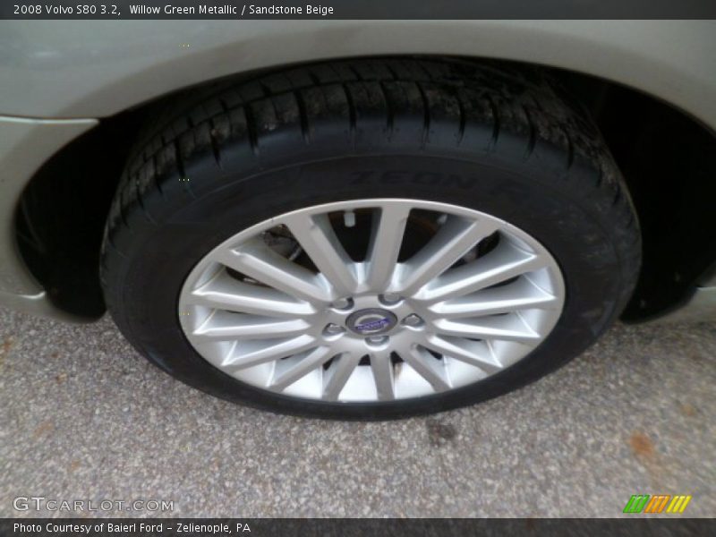 Willow Green Metallic / Sandstone Beige 2008 Volvo S80 3.2