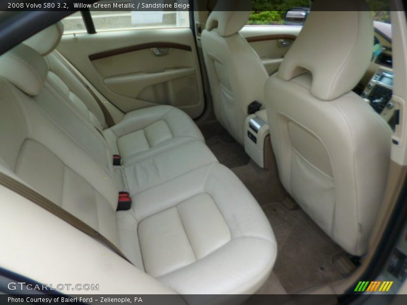 Willow Green Metallic / Sandstone Beige 2008 Volvo S80 3.2