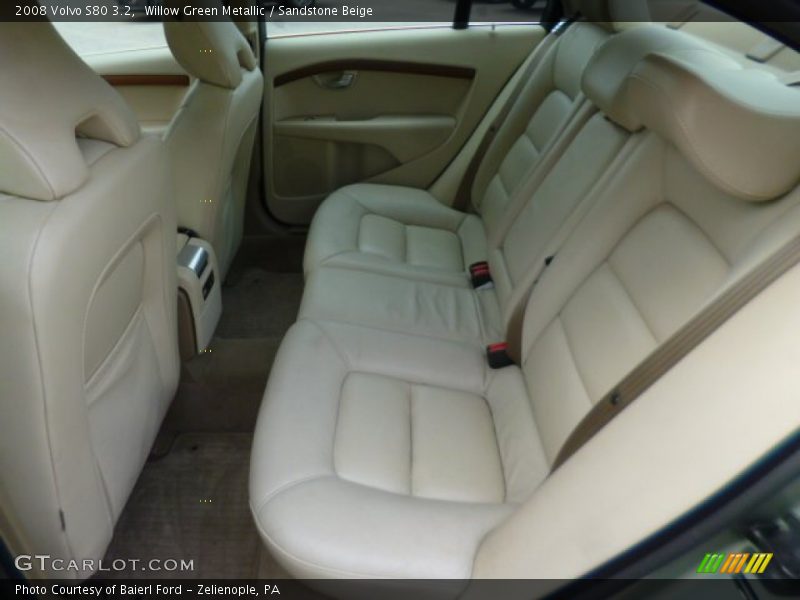Willow Green Metallic / Sandstone Beige 2008 Volvo S80 3.2