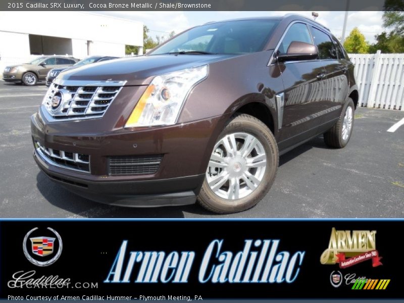 Cocoa Bronze Metallic / Shale/Brownstone 2015 Cadillac SRX Luxury