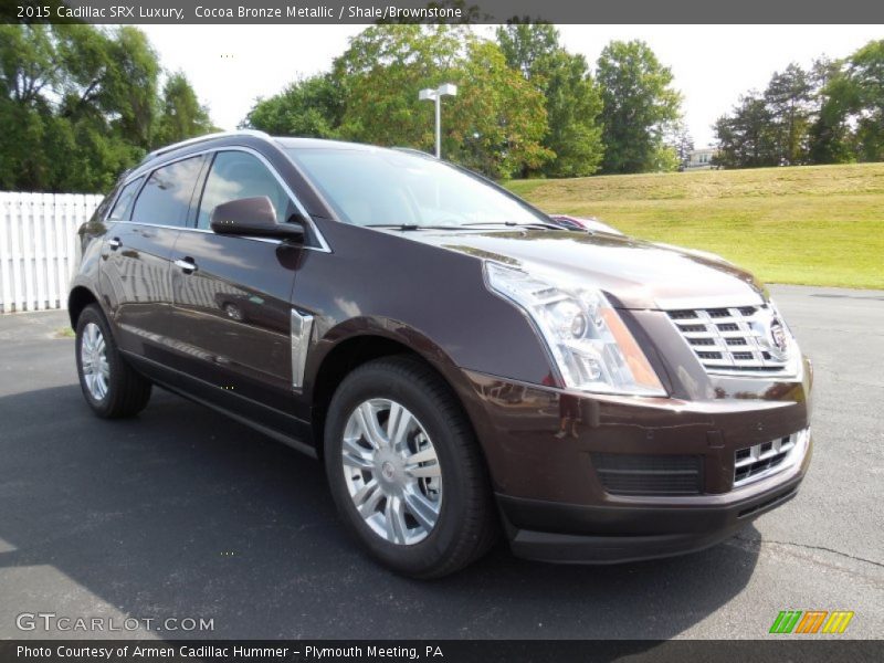 Cocoa Bronze Metallic / Shale/Brownstone 2015 Cadillac SRX Luxury