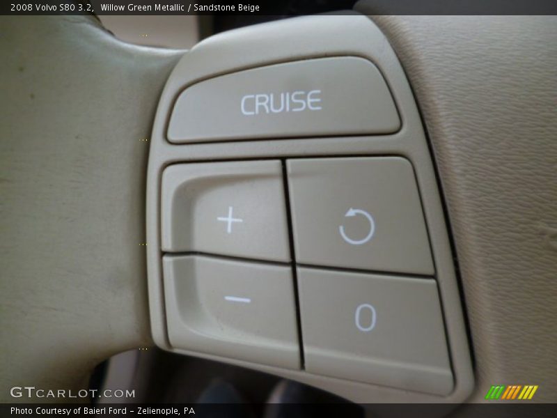 Willow Green Metallic / Sandstone Beige 2008 Volvo S80 3.2