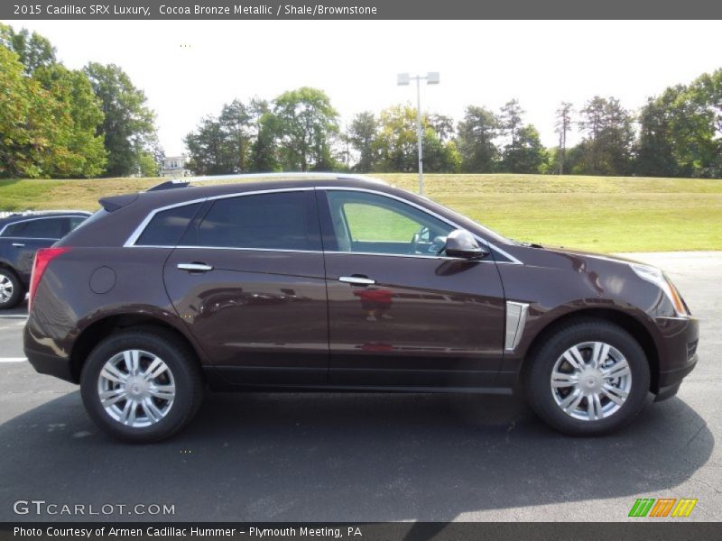 Cocoa Bronze Metallic / Shale/Brownstone 2015 Cadillac SRX Luxury