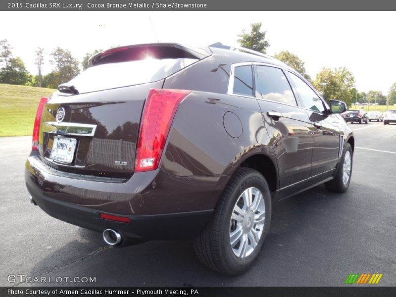 Cocoa Bronze Metallic / Shale/Brownstone 2015 Cadillac SRX Luxury